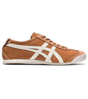 Brown Red / Cream Men's Onitsuka Tiger Mexico 66 Online India | N8Q-4492