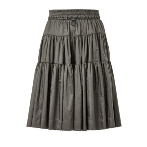 Dark Grey Women's Onitsuka Tiger WS Long Skirts Online India | W9Q-4069
