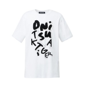 White Men's Onitsuka Tiger Graphic T Shirts Online India | L0W-7454