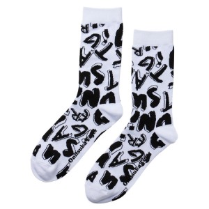 White Men's Onitsuka Tiger Middle Socks Online India | C0O-1480