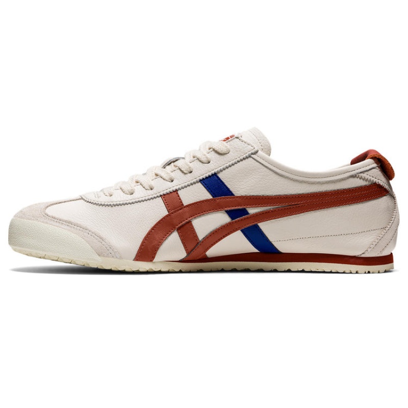 Beige / Red Men's Onitsuka Tiger Mexico 66 Online India | Y8B-8359