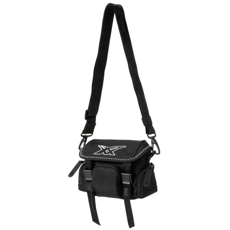 Black Women's Onitsuka Tiger Mini Shoulder Bag Bags Online India | X1T-4531