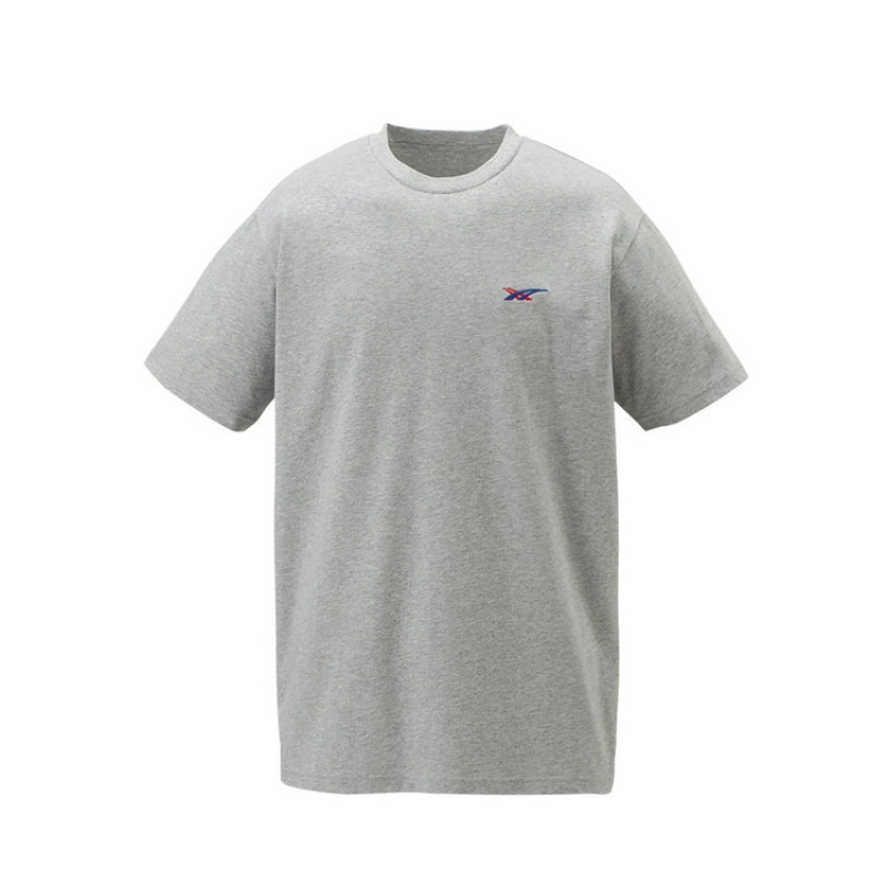 Grey Men\'s Onitsuka Tiger Graphic T Shirts Online India | T9E-4852